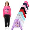 5041 Kinder Mädchen POP Sängerin Rumi Mira Zoey Bedruckt Lässige Langarm Kapuzenpullover Sweatshirt Oberteil