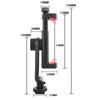 General Smartphone Holder For DSLR Cameras Secure Clamp Design 360 Swivels Cold Shoe Mount