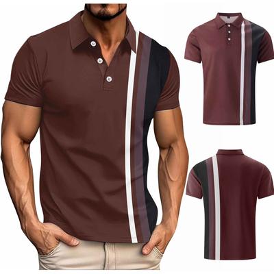 Men's Summer Leisure Culture Breathable Short Sleeved Shirt Top