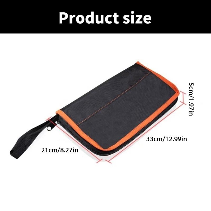 2 In 1 Storage Bag Tool Collection Kit Suitable for Professional Handymen DIYers Home Household Automotive Use