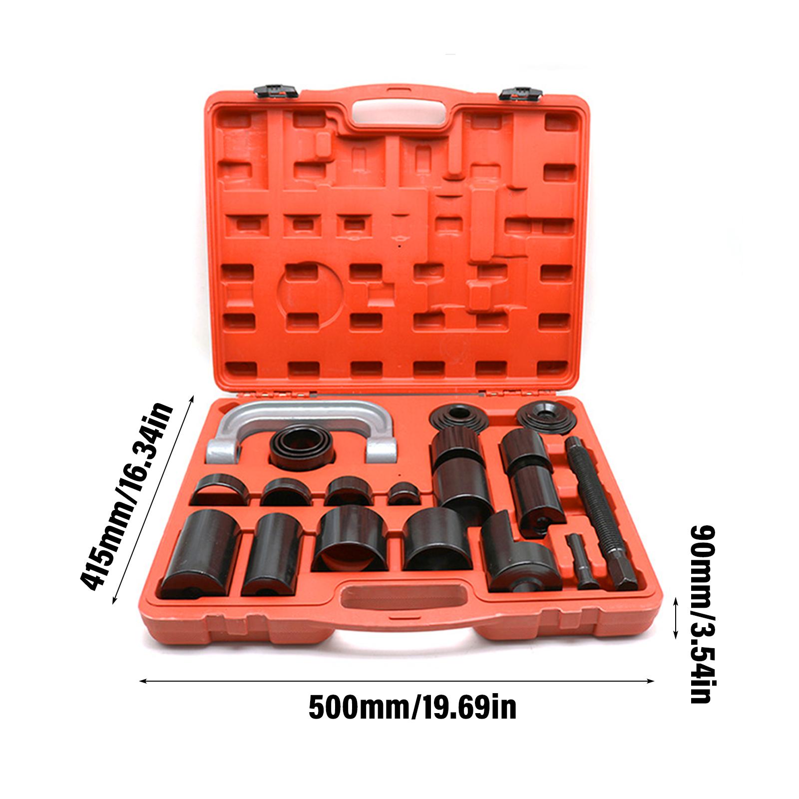 21 ШТ. Набор инструментов для снятия и установки шаровых опор Master Ball Joint Press Ball Joint Service Kit Верхних и нижних шаровых опор с кейсом для хранения для автомобилей