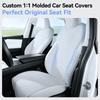 Yz For Tesla Model 3 Y Yl 6-Seater Car Seat Cover Cushion Comfort Anti-Slip Cooling Backrest Cushion Seat Pad Car Accessory