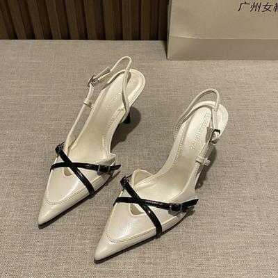 Heißer Verkauf 2025 Neue Damenjeans Sandalen mit Absatz Spitz High Heel Damenschuhe Schöne Damen High Heels Schuhe Sandalias Mujer