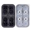4 Cavity 3D Dog Ice Cubes Mold Food Grade Silicone Round Ice Ball Maker Drink Accessories Practical Kitchen Gadget