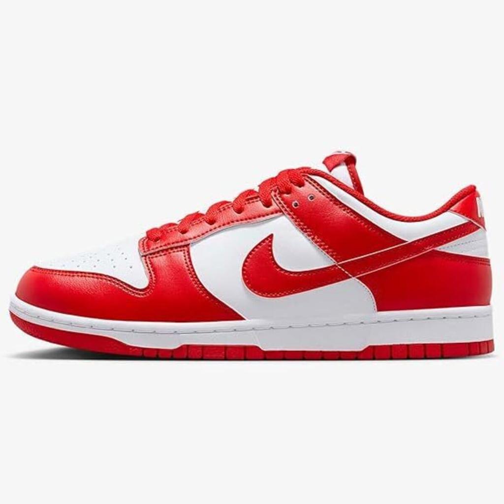 Nike Dunk Low Retro Velikost HF5441-104 Bílá/Bílá/Univerzitní červená, 29,5 cm