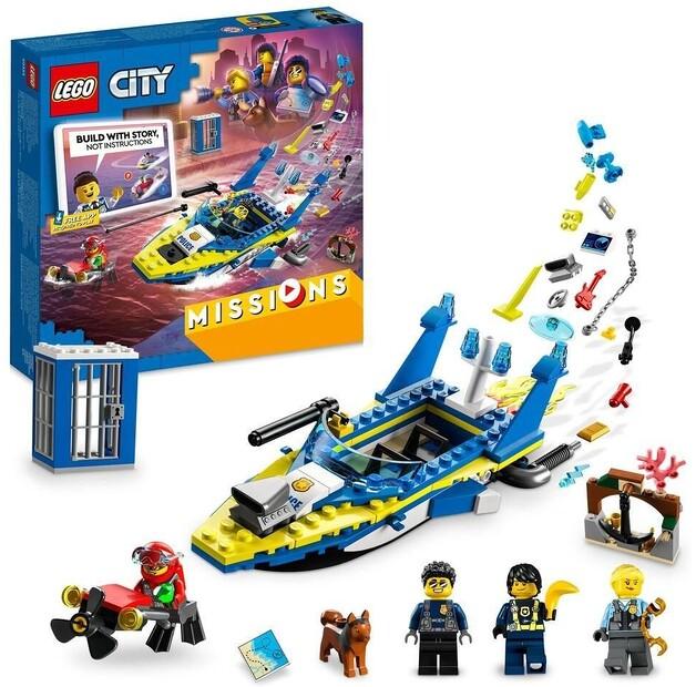 Конструктор LEGO City 60355 Следствие водной полиции