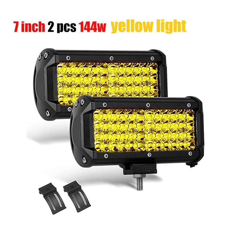 7 Inch 120W Combo Led Light Bars Spot Flood Beam 4x4 Spot 12V 24V 4WD Barra LED Headlight For Auto Boats SUV ATV ILight.