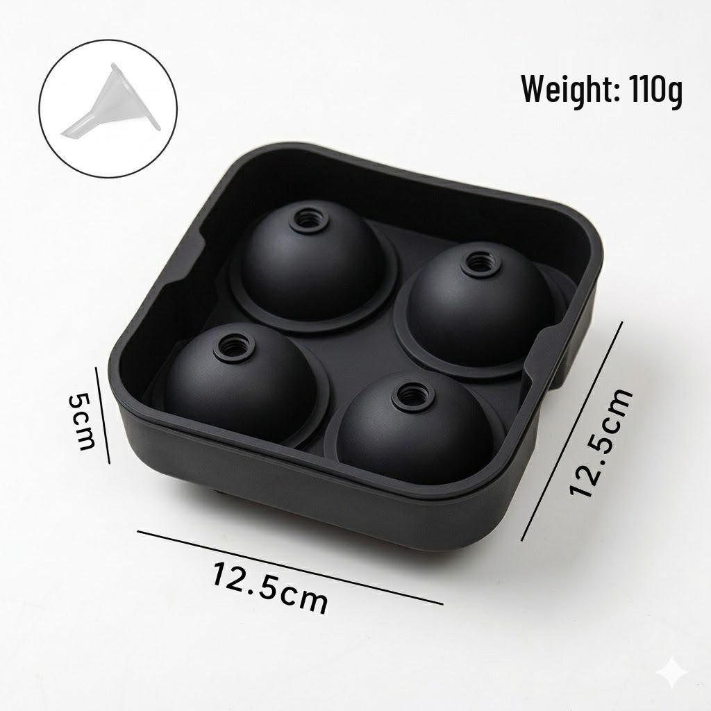 2026 World Cup Football Silicone Ice Cube Tray for Whiskey, Beer, and Hockey One Set