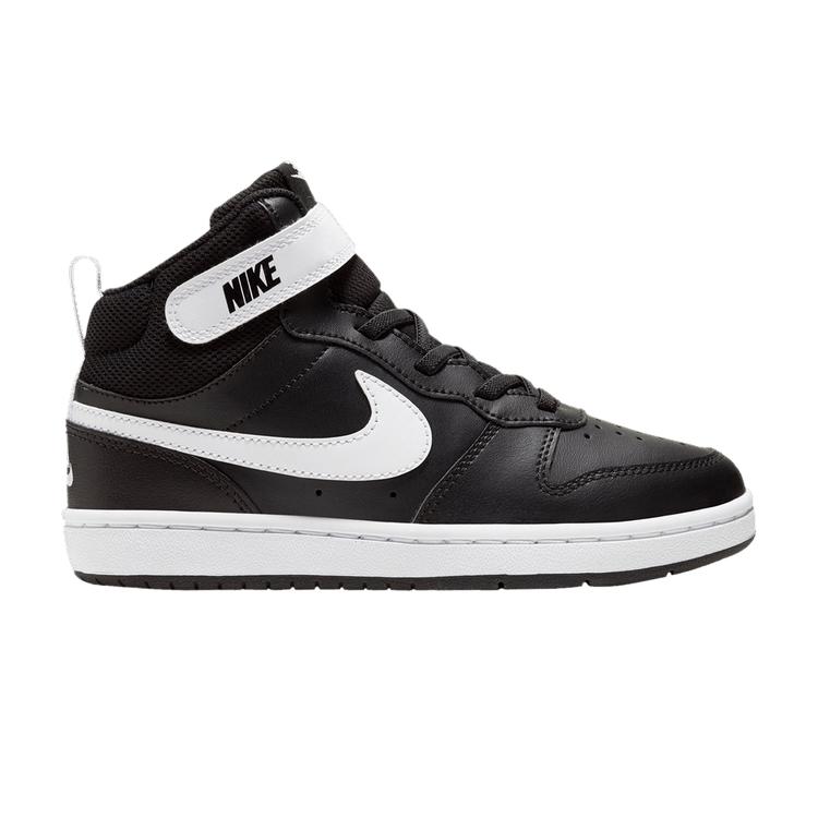 

Черные детские кроссовки Nike Court Borough Mid 2 PS CD7783-010