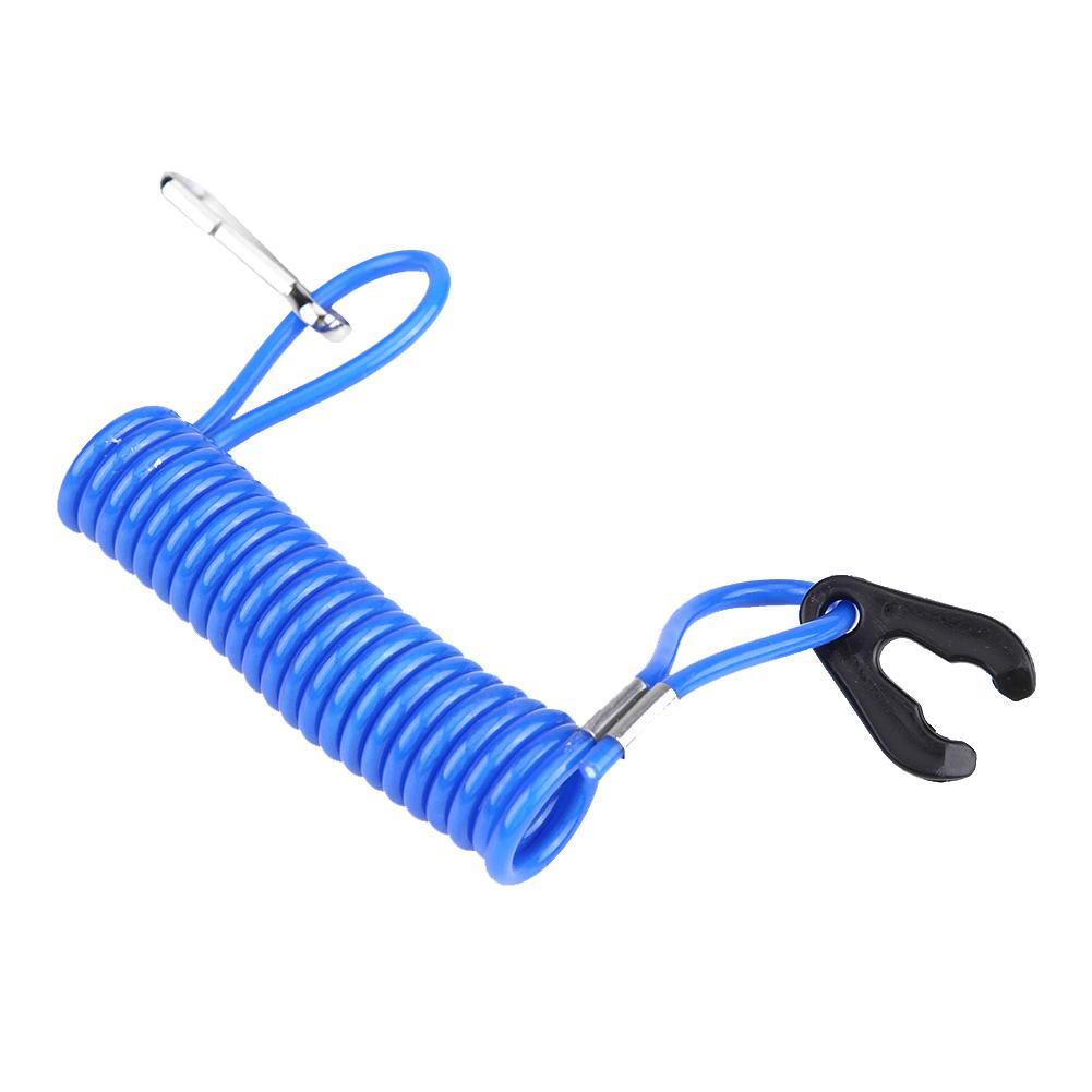 2 Pcs Outboard Engine Ignition Emergency Kill Stop Switch Safety Tether Lanyard for Yamaha