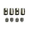 Solderless Cable Nipple 5mm Universal Metal Brake Line Throttle Choke End Screw