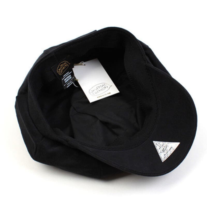 Universal Chemistry Washing Bold CT Black Newsboy Cap