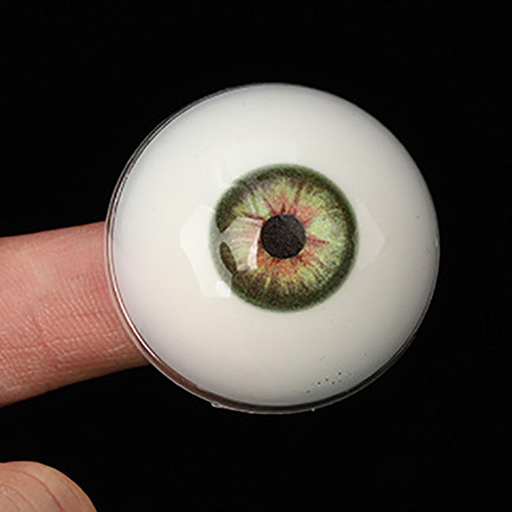 1 Paar Halbrunde Augäpfel 33mm Realistische Acryl-Fake-Augen für Halloween-Requisiten