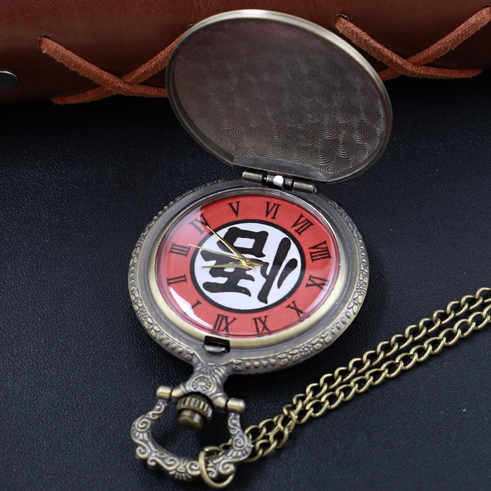 Bronze Classic Wukong Monkey Character Men's and Women's Quartz Pocket Watch Vintage Necklace Pendant Best Festival Gift
