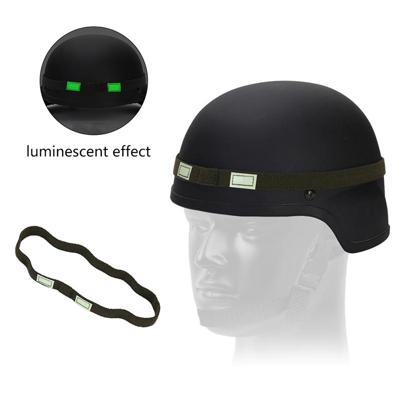 1Pcs Tactical Helmet Straps Outdoor Reflective Helmet Strap Elastic Band For Mich M88 Helmet Strap Hunting Helmet Accessories
