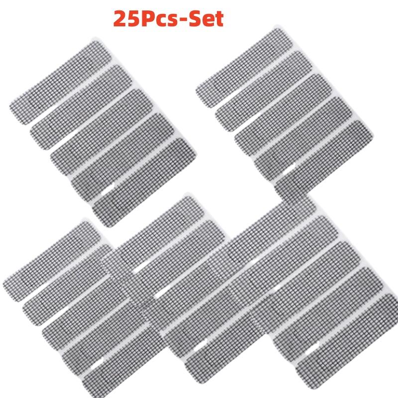 

25/50pc Self Adhesive Window Screen Repair Sticker Mesh Tape Net Door Fix Patch Anti Insect Mosquito Mesh Broken Holes Repairing