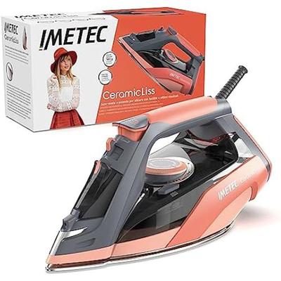 Steam Iron - Imetec - Ceramicliss - Lightweight - 180 G/min - Anti-limescale - Ceramic Soleplate