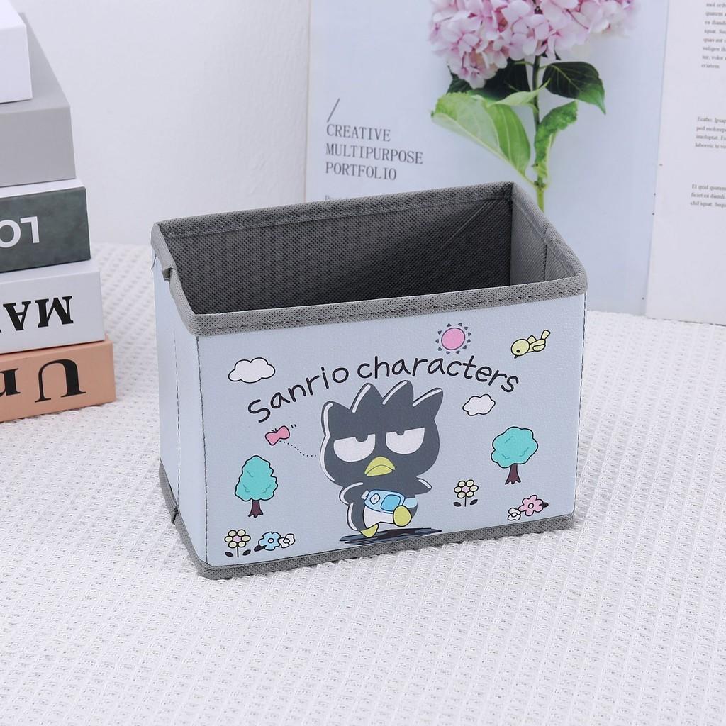Hello Kitty Kuromi Cinnamoroll My Melody Pattern Foldable Desktopstorage Box For Office And Bedroom Decluttering