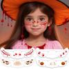 Christmas Face Sticker Temporary Freckle Tattoo Sticker Waterproof Makeup Sticker Halloween Tattoo