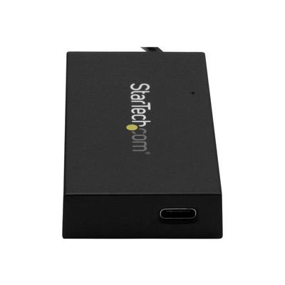 USB 3.0 Hub - STARTECH - 4 Ports - 3x USB-A und 1x USB-C - Laden und Synchronisierung - Schwarz