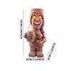 Solar Powered Garden  Figurine Outdoor Lifelike Maya People LED Light Totem Ornament