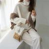 Autumn and winter new turtleneck loose and versatile knitted pullover sweater lazy style bottoming shirt outer wear