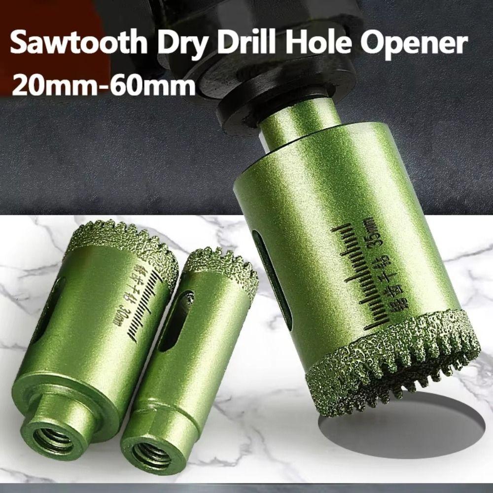 Sawtooth Diamond Hole Drill Grinding Head Tile Hole Opener For Porcelain Tiles Marble