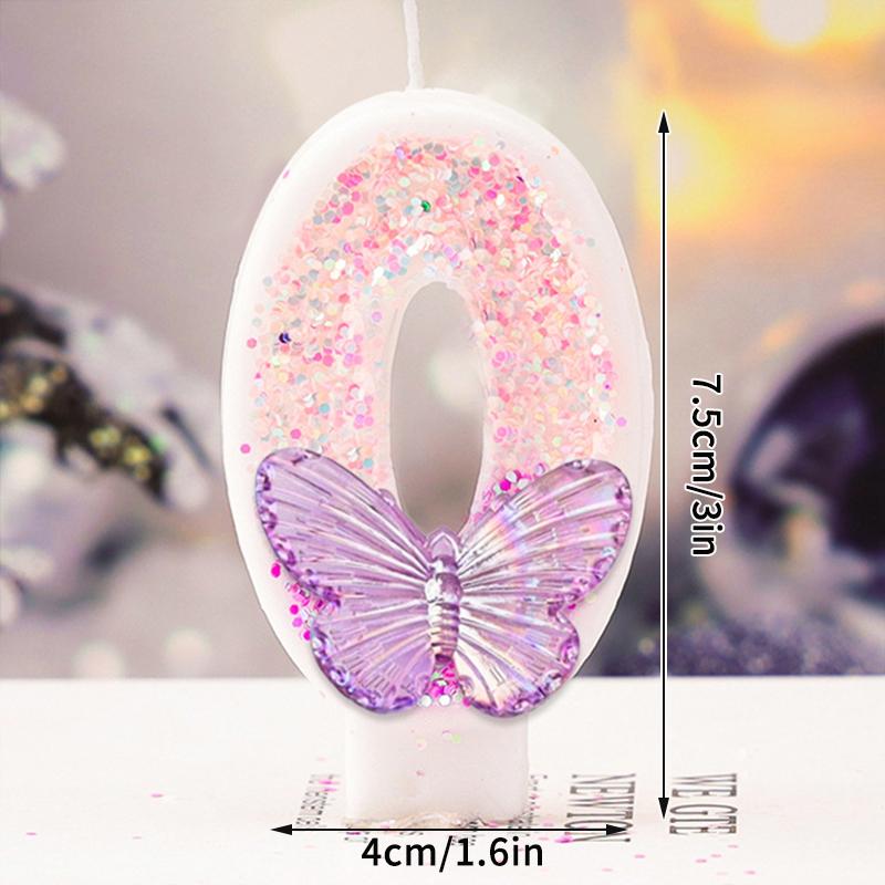 Svíčka růžová fialová narozeninové svíčky kreativní narozeninová svíčka dekorace na dort topper oceán hvězdice babyshow třpytivá ozdoba