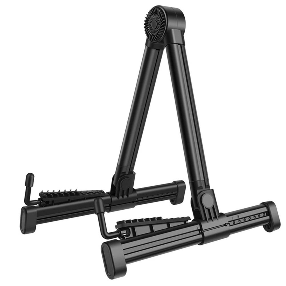 Guitar Stand Folding A Frame Guitar Holder Adjustable Instrument Stand for Acoustic Electric Guitar Bass Ukulele Banjo