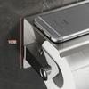304 Stainless Steel Bathroom Roll Holder Wall Mounted Toilet Paper Towel Rack Mobile Phone Holder Chrome/Black Paper Plane