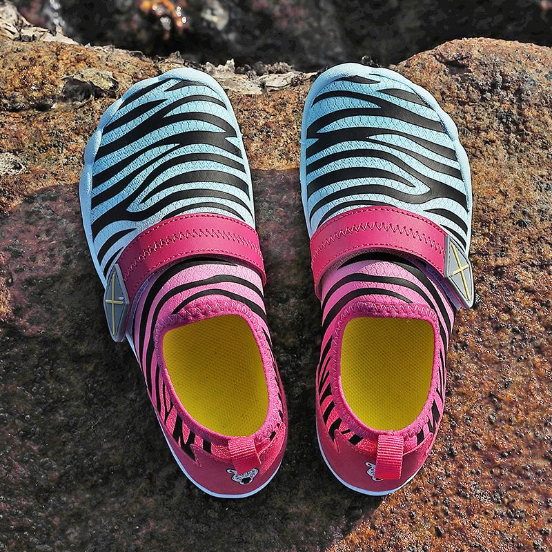 Kinder Wasserschuhe Kinder Aquaschuhe Entwässerung Strand Sport Sandalen Schnell trocknend Schwimmen Barfuß Waten Bootfahren Tauchen Surfen Turnschuhe