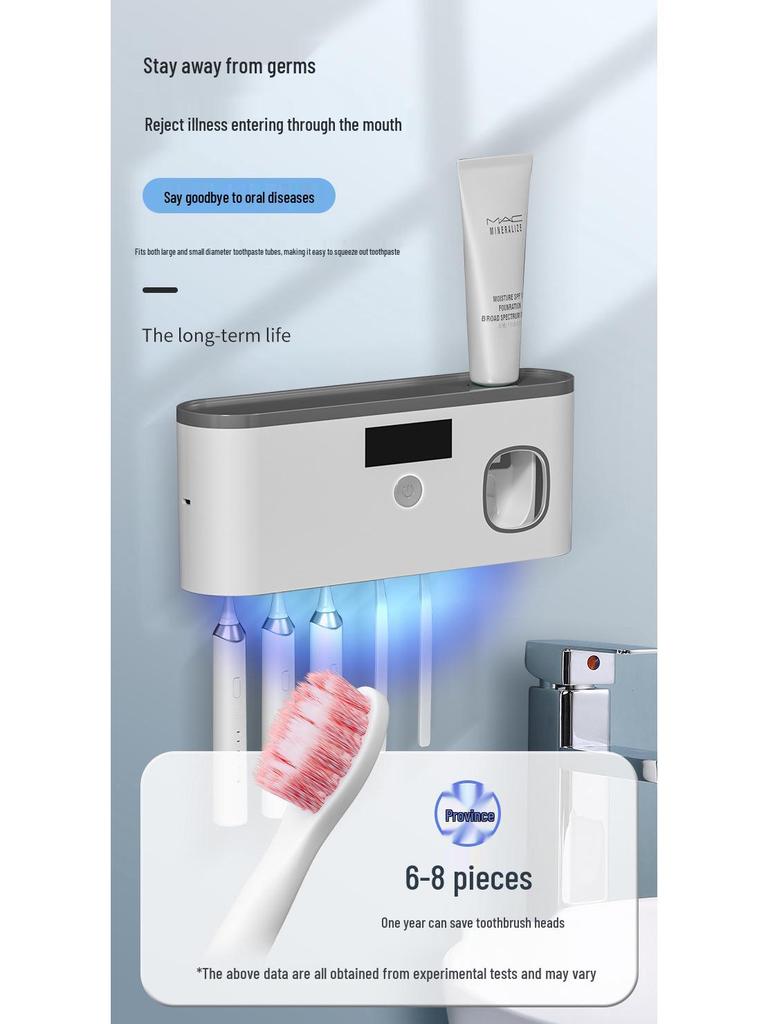 USB Wireless UV Toothbrush Sterilizer & Holder