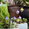 Decorative Garden Stakes 9 Pieces With Resin Umbrella Beams Metal Garden Decoration For Outdoor Patio Lawn Park Flower Bed