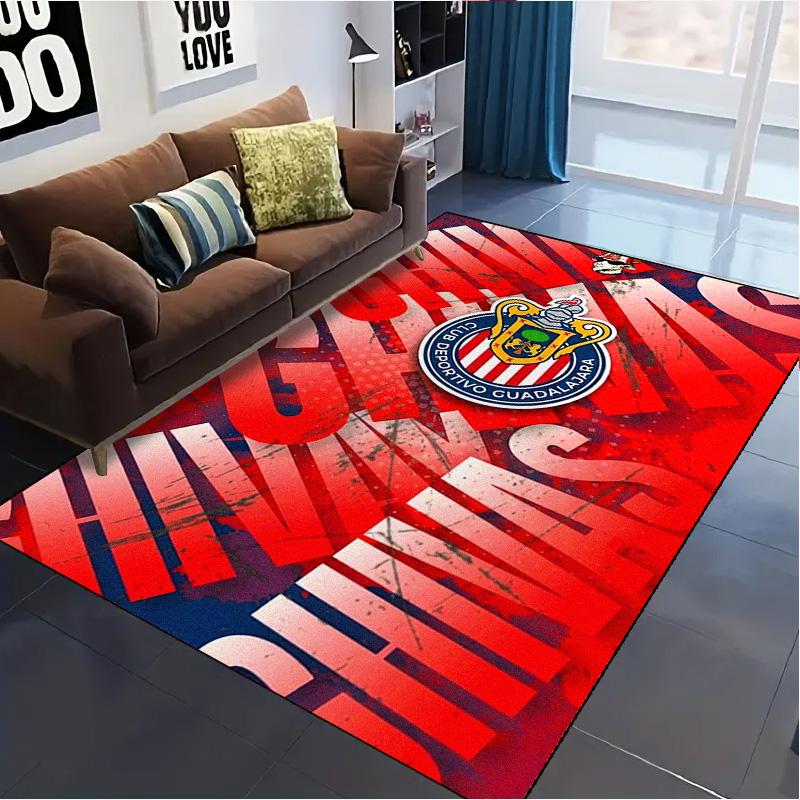 Chivas Guadalajara Carpet Rug for Living Room Bedroom Home Sofa Decoration,Kids play Non-slip Floor Mat