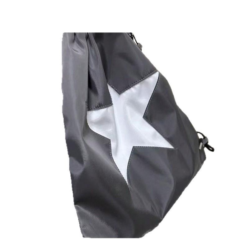 Star Bag, Dirt-resistant, Drawstring Backpack, Versatile, Drawstring Bag