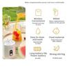 600ML Capacity Portable Blender USB Rechargeable Fruit Mixers Electric Juicer  Smoothie Making