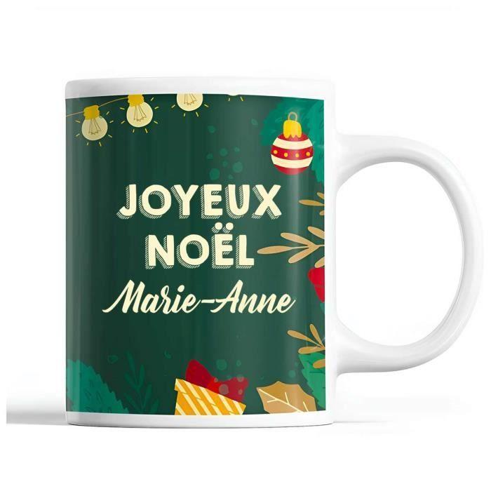 Mug - Noël Marie-Anne - Ceramic - Printed Front/Back - 325 Ml - Secret Santa Gift