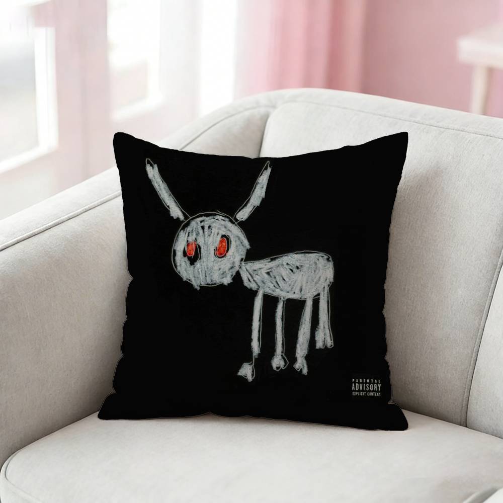 Rapper D-Drake Pillow Case Pattern Printed Pillowcase For Living Room Sofa Cushion Cover