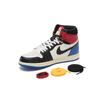 Jordan X Union X Fragment Design Air Jordan 1 High Top Vintage Basketball Shoes Unisex Black White Blue IO7847-002