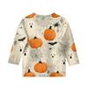 Print Tops For Youth Girls 5-16 Years Round Neck 3/4 Sleeves T-Shirts Trendy Tops Outfit Tees