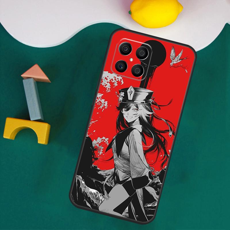 Genshin Impact Hu Tao Case For Honor 200 Lite 50 70 90 X9a X8a X8 X9 X8b X9c X9b Honor Magic 5 6 Pro 7 Lite Cover