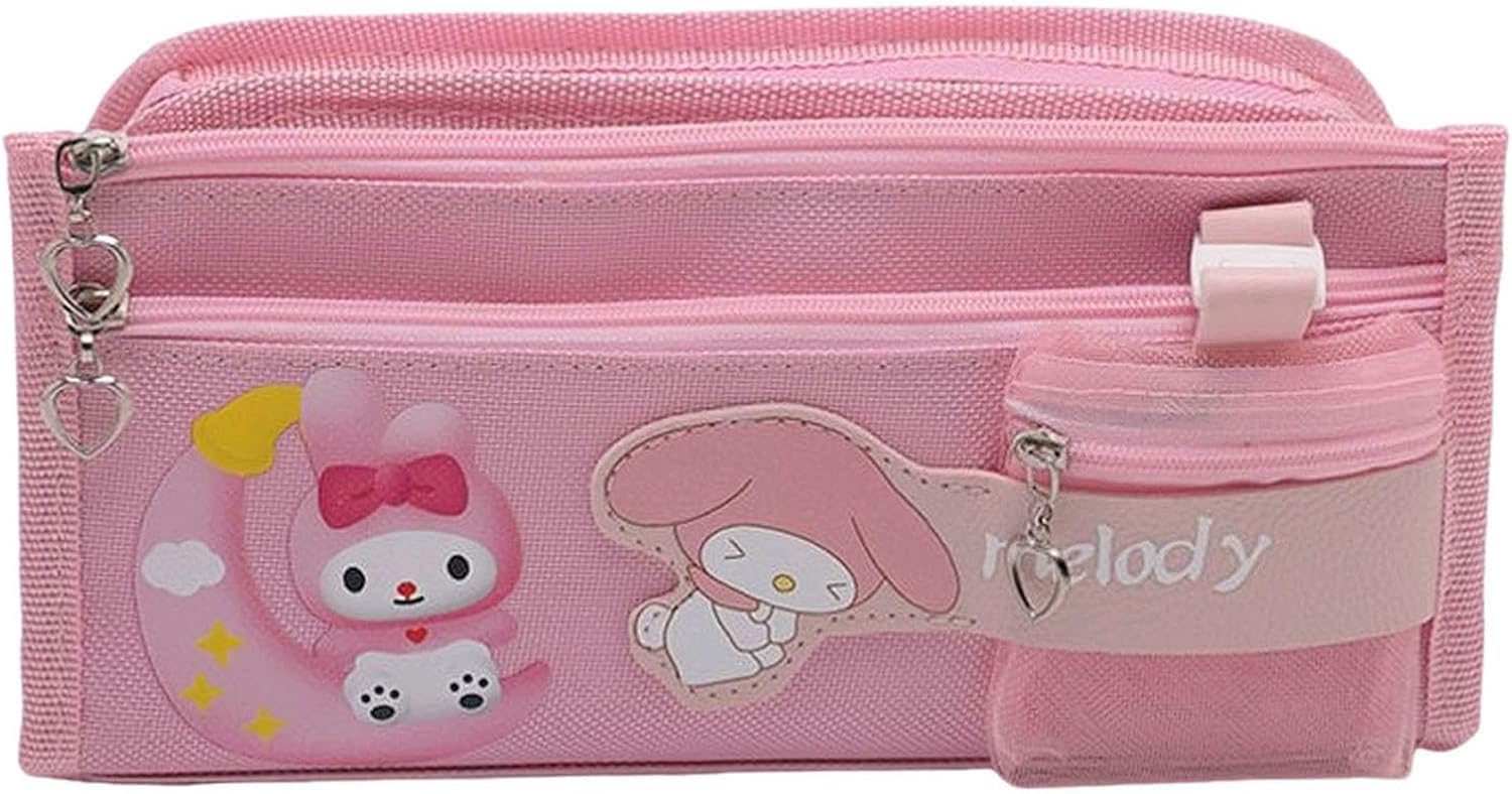 

Lyyxjsltd Cinnamon Roll Pencil Pencil Pencil Cinnamon Roll Large Capacity Storage Portable Stationery Stationery Storage Pouch for School Office розовый