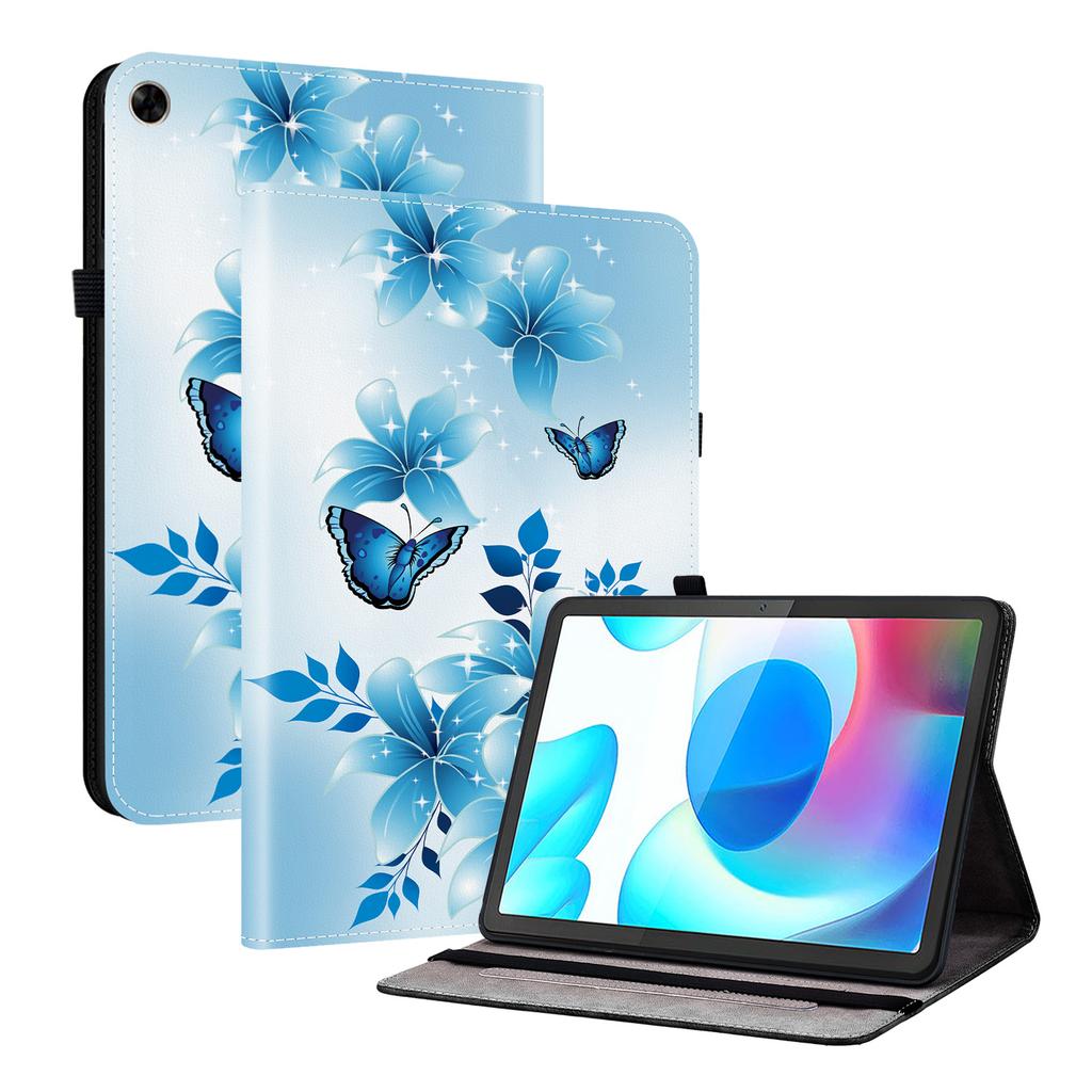 PU Leather Tablet Case for Realme Pad- 11 Styles! Durable, with 2 Stand Slots, Pencil Holder & Card Slots, Flexible TPU Back Cover