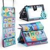 Baby Can'T Tear Desk Calendar Cloth Book Fun Mirror Toy 0-3 Years Old Early Education English Letter Black And White Color Cloth Book