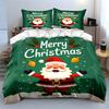 Christmas Santa Bedding Set Bedding Duvet Cover Set Duvet Cover Pillowcases (1 * Duvet Cover 2 * Pillowcases, Without Duvet Insert)