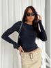 European and American Women's Casual Slim Fit Long Sleeve Pullover T-shirt Streetwear Set