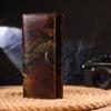 Women's Horizontal Wallet Made of Genuine Leather with Snake Embossing CANPELLINI Wallet 21648 Multicolour