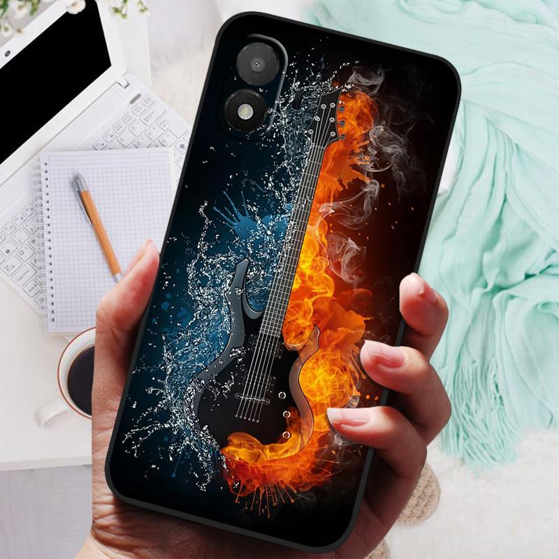 Per Custodia TCL K70 SE NUOVA TPU Silicone Antiurto Copri Telefono Gatto Per TCL K70 SE 4G K70SE Funda Semplicità Stampa ad Olio Morbida Coque