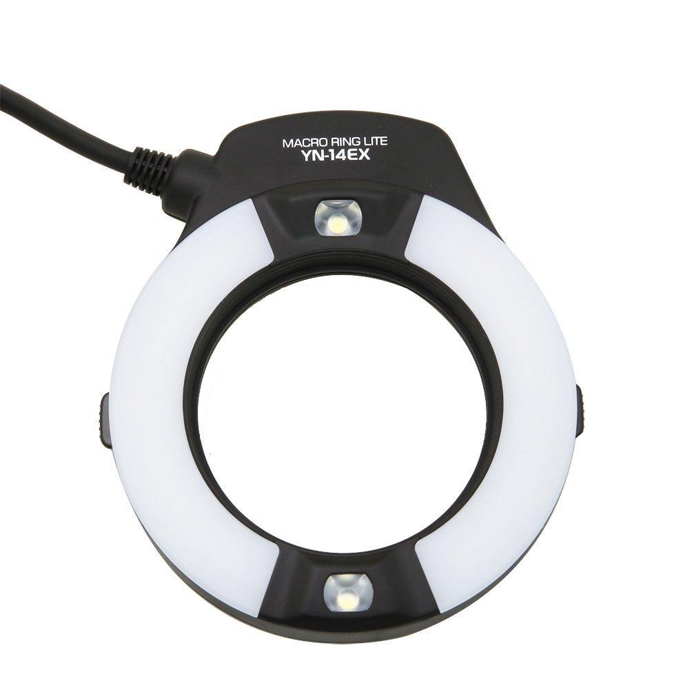 YONGNUO YN14EX Ring Macro Ring Auto for Canon Compatible Flash, Light, E-TTL/TTL Exposure, Close-Up Photography,