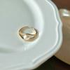 Elegant Cuff Ring Temperament Rabbit Design Opening Ring Personality Valentine's Day Gift  Women